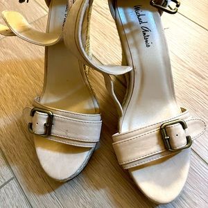 NWOT. Michael Antonio wedge Sandals size  6.5​